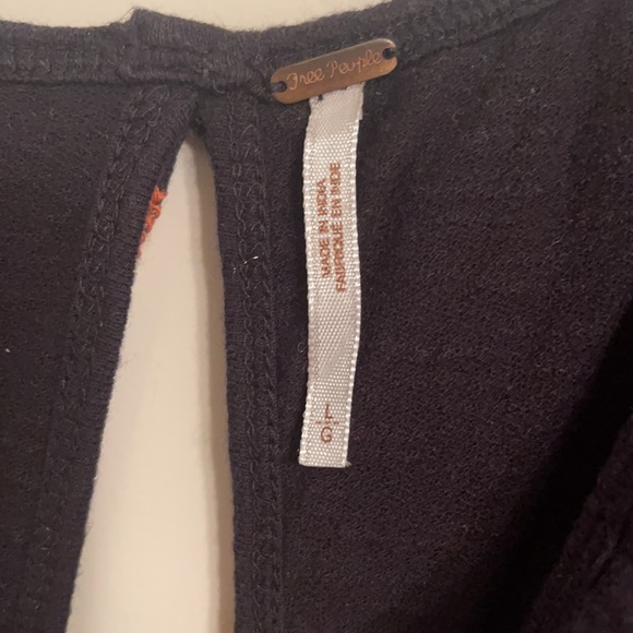 Free People Top | off the shoulder top | embroidered - Picture 2 of 3